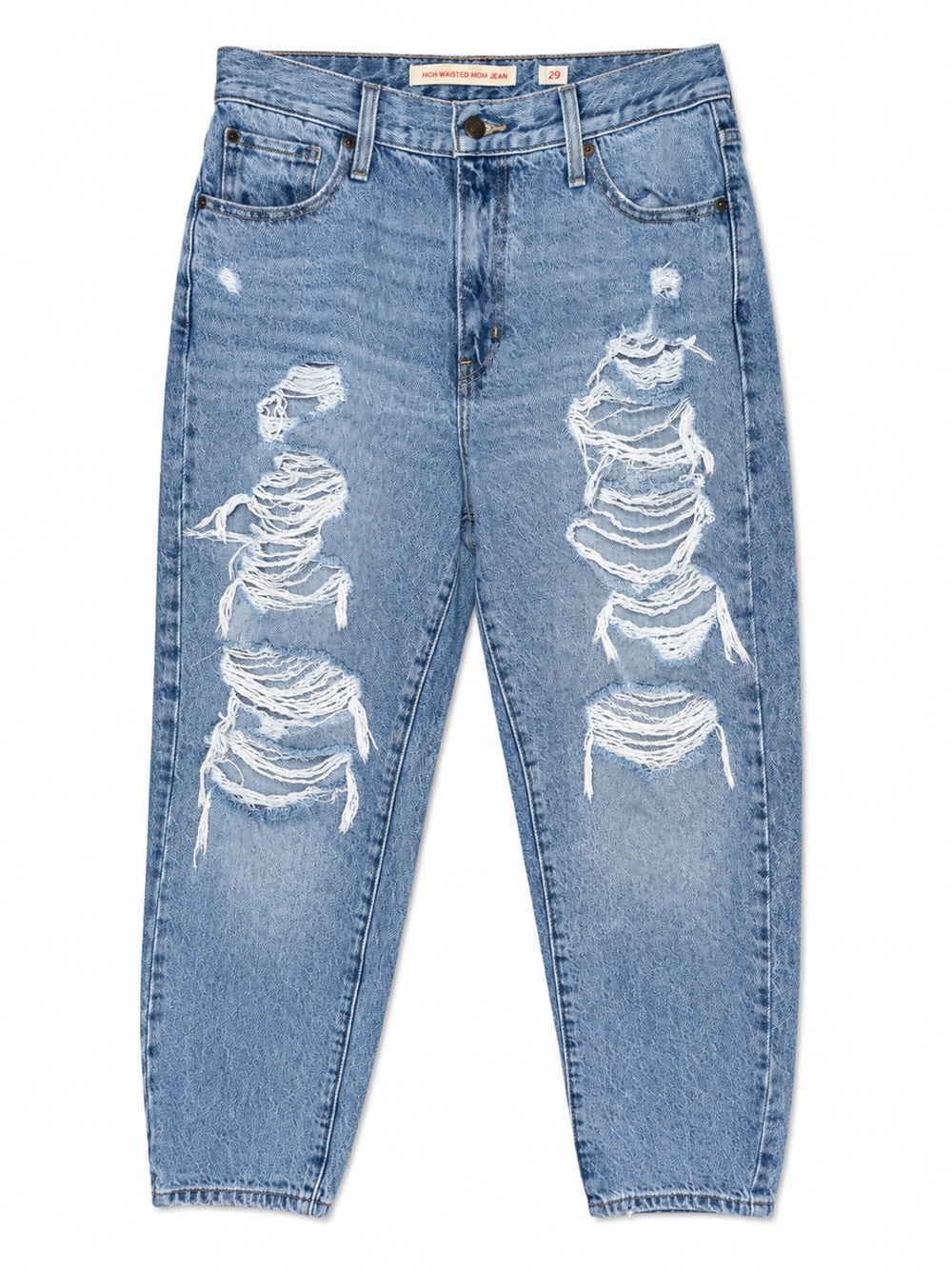 Levi’s High Waisted‎ Mom Jeans 29 Distressed Grunge Y2K Indie Sleaze Festival